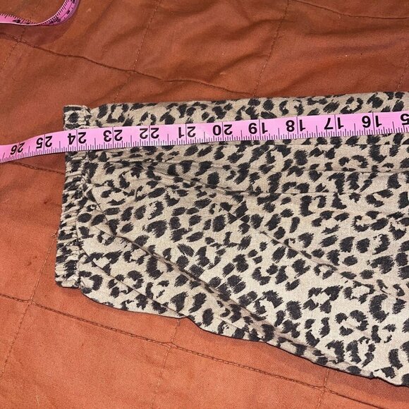 AERIE Leopard Print Cargo Pants Small - Picture 8 of 10